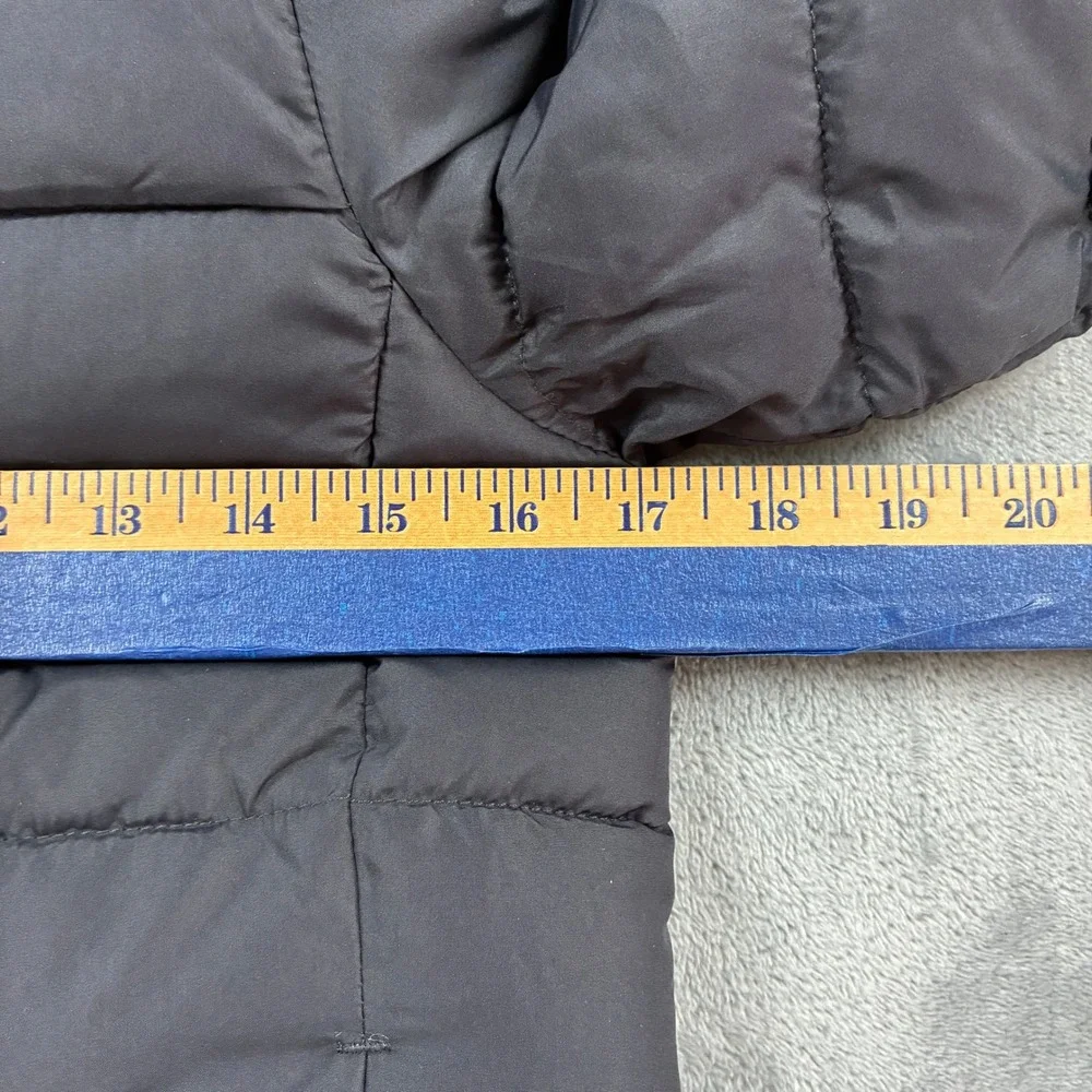 NWT The Childrens Place Kids Black Puffer Jacket Water Resistant Size L 10/12